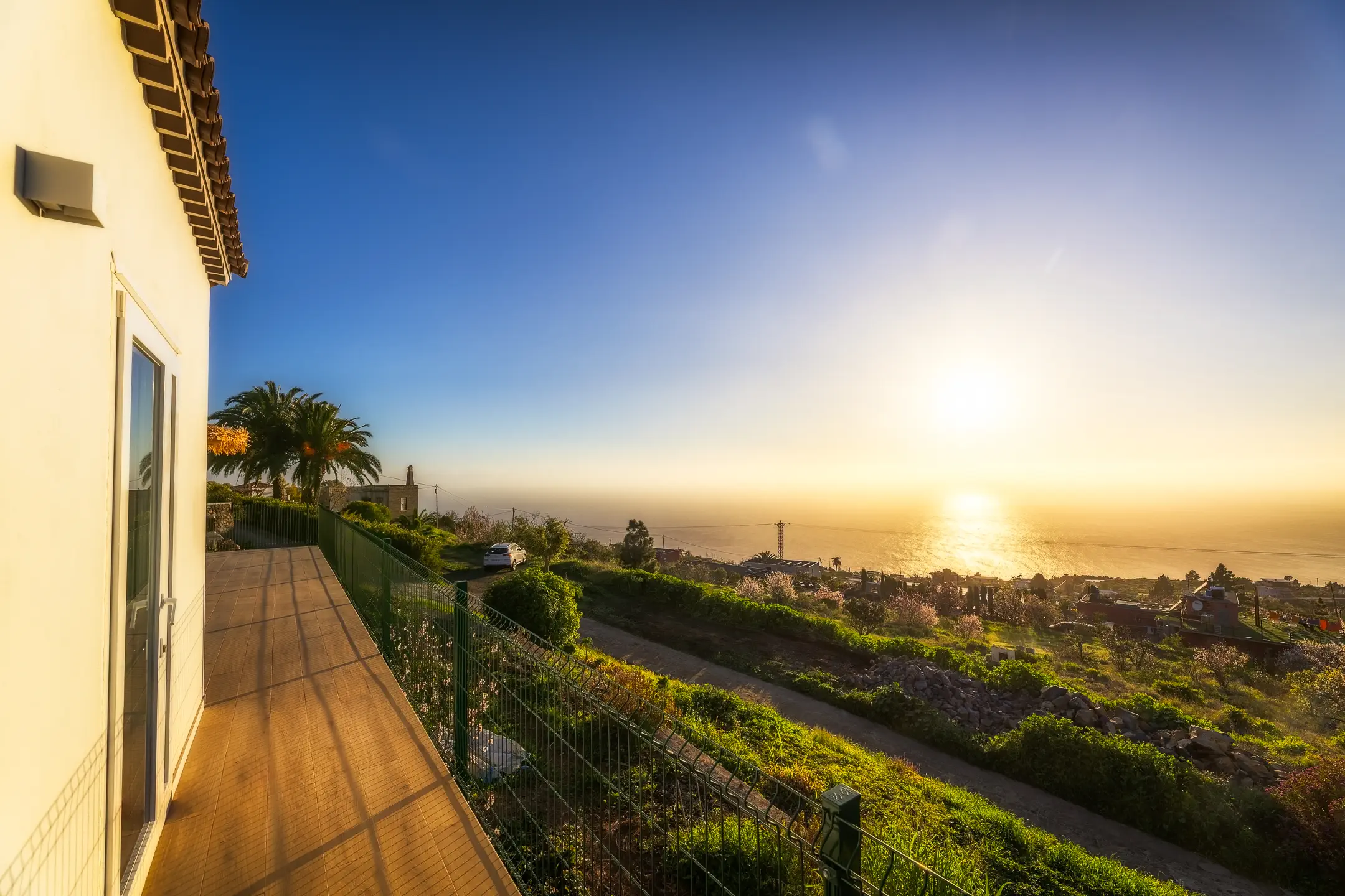 Atlantic sunset seen from Casa Arash