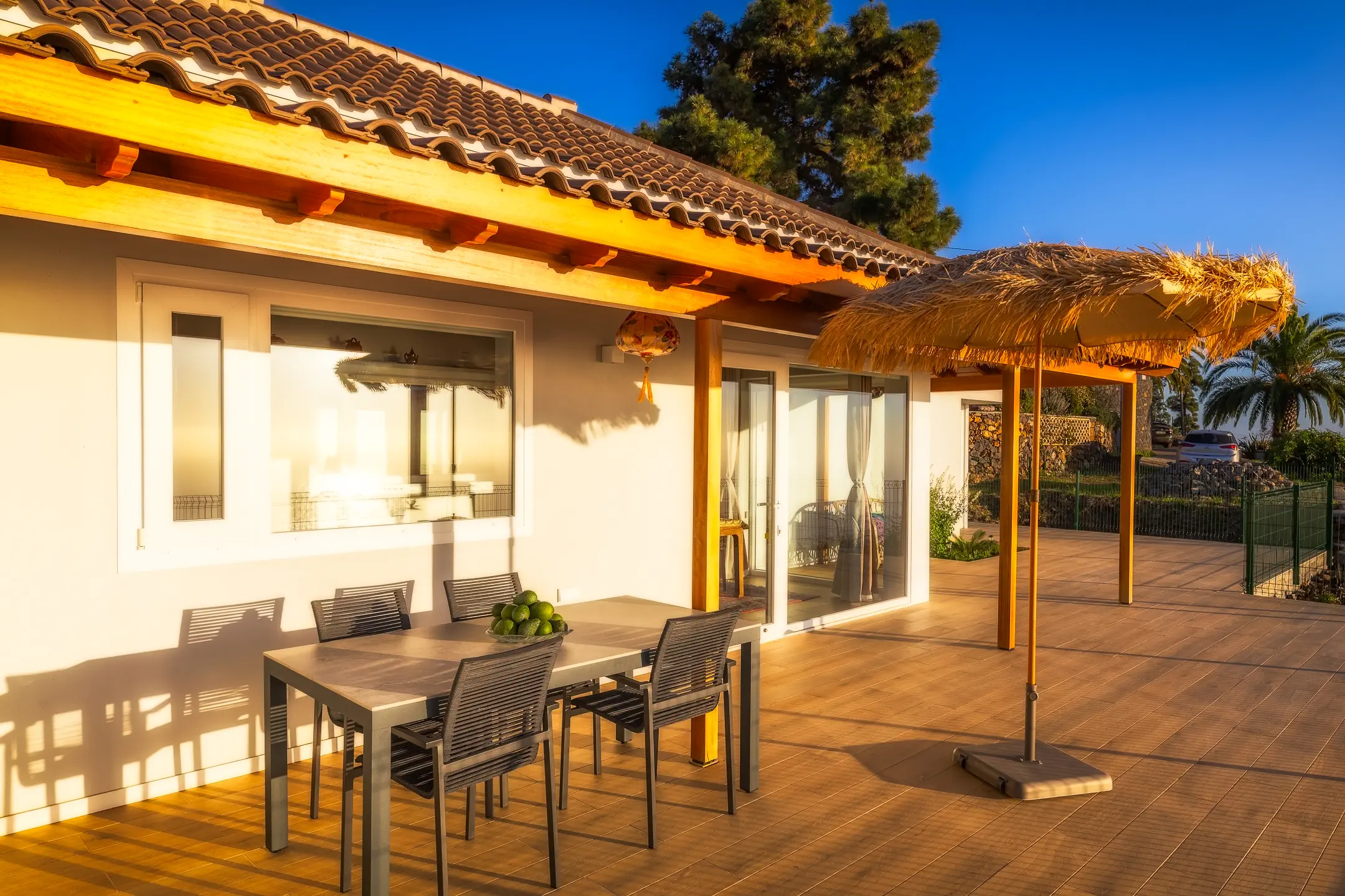 Casa Arash private terrace set for outdoor dining