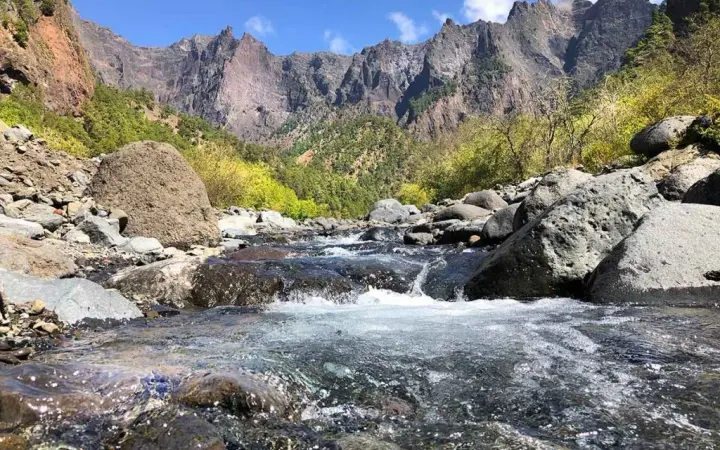 Caldera de Taburiente National Park in La Palma near Casa Rosabel